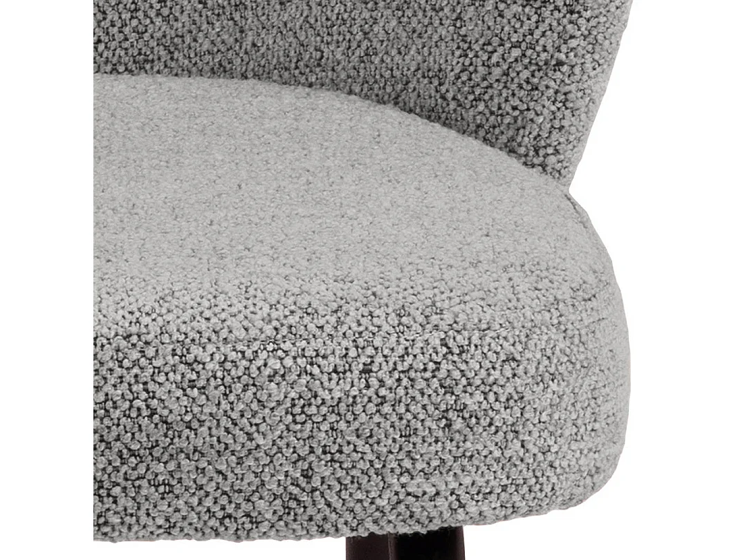 Sedia da pranzo Patricia grigia.