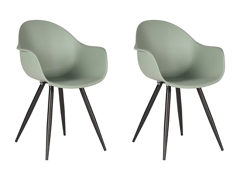 Eetkamerstoel Luca - Forest - Kunststof - set van 2
