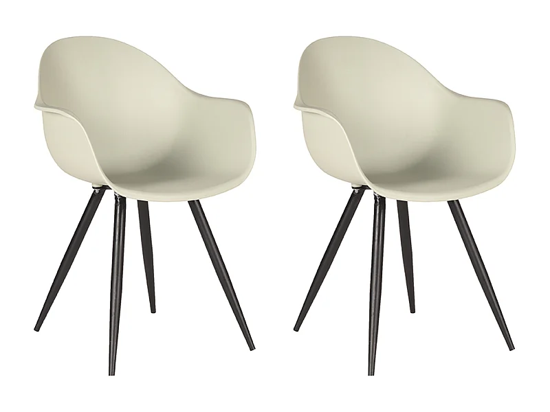Esszimmerstuhl Luca - Breeze - Kunststoff - 2er-Set