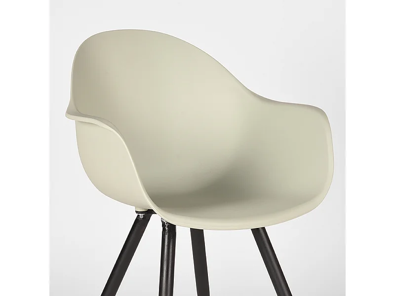 Chaise de salle à manger Luca - Breeze - Plastique - lot de 2