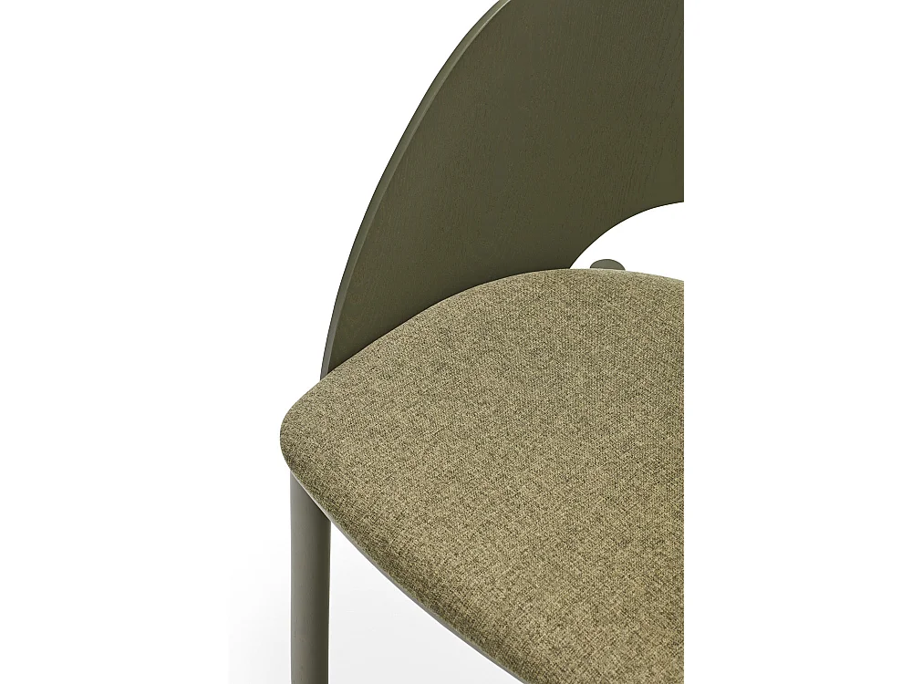 2er-Set Stühle aus olivgrüner Esche 50x78 h45 cm