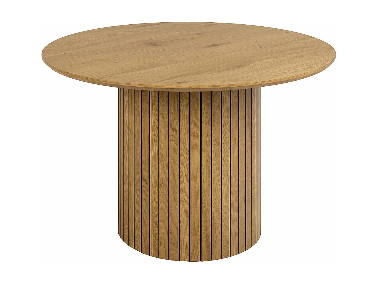 Yalyr eetkamertafel Ø120cm eik decor.