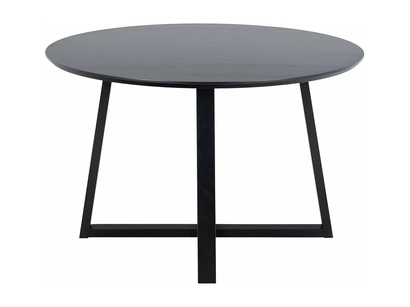 Malika table de salle à manger Ø120cm noir.
