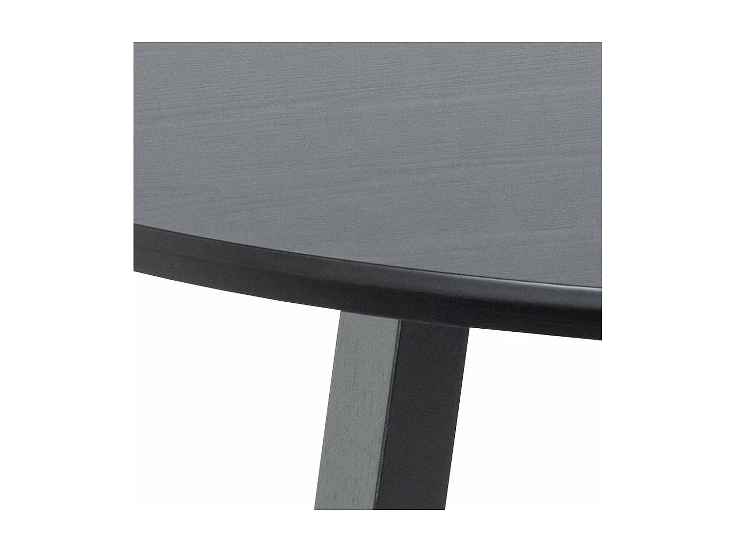 Malika table de salle à manger Ø120cm noir.