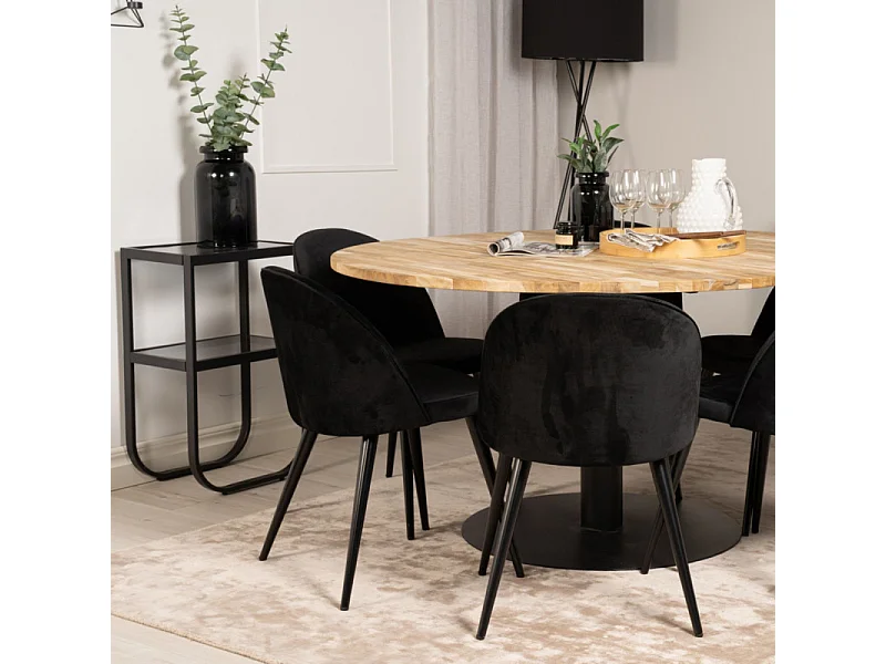 Table à Manger Ronde "Cirebon" 140cm Naturel