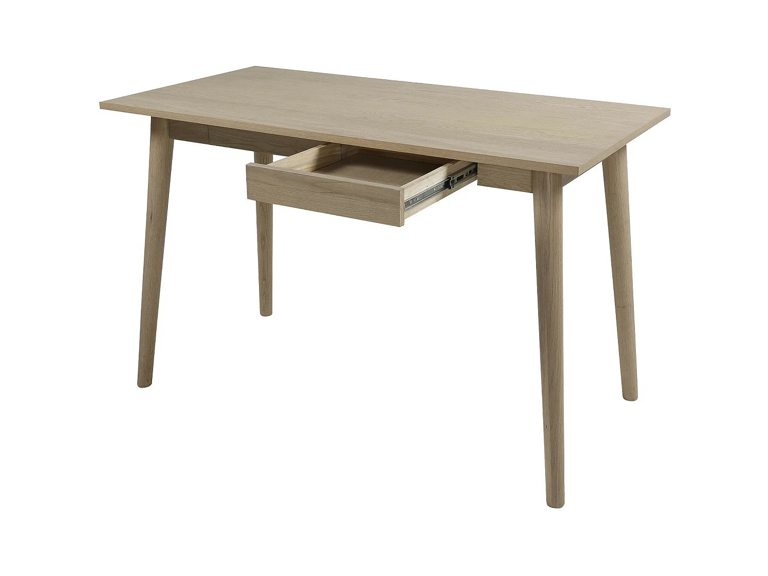 Bureau 2 tiroirs en chêne 2 tiroirs - MERTA