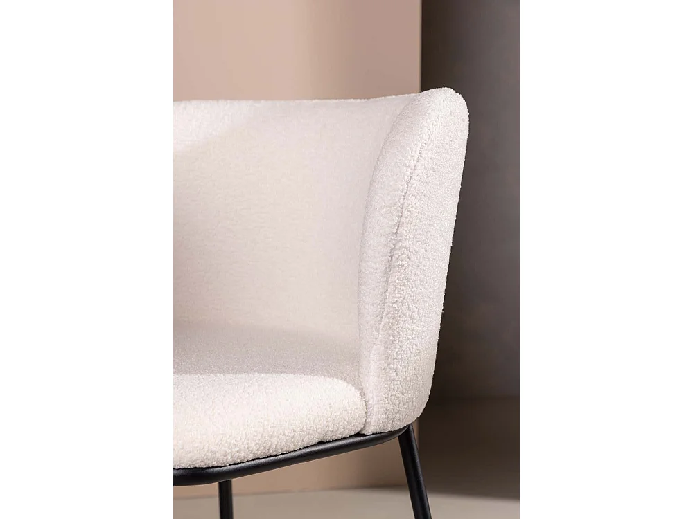 Edina chaise de salle à manger blanc