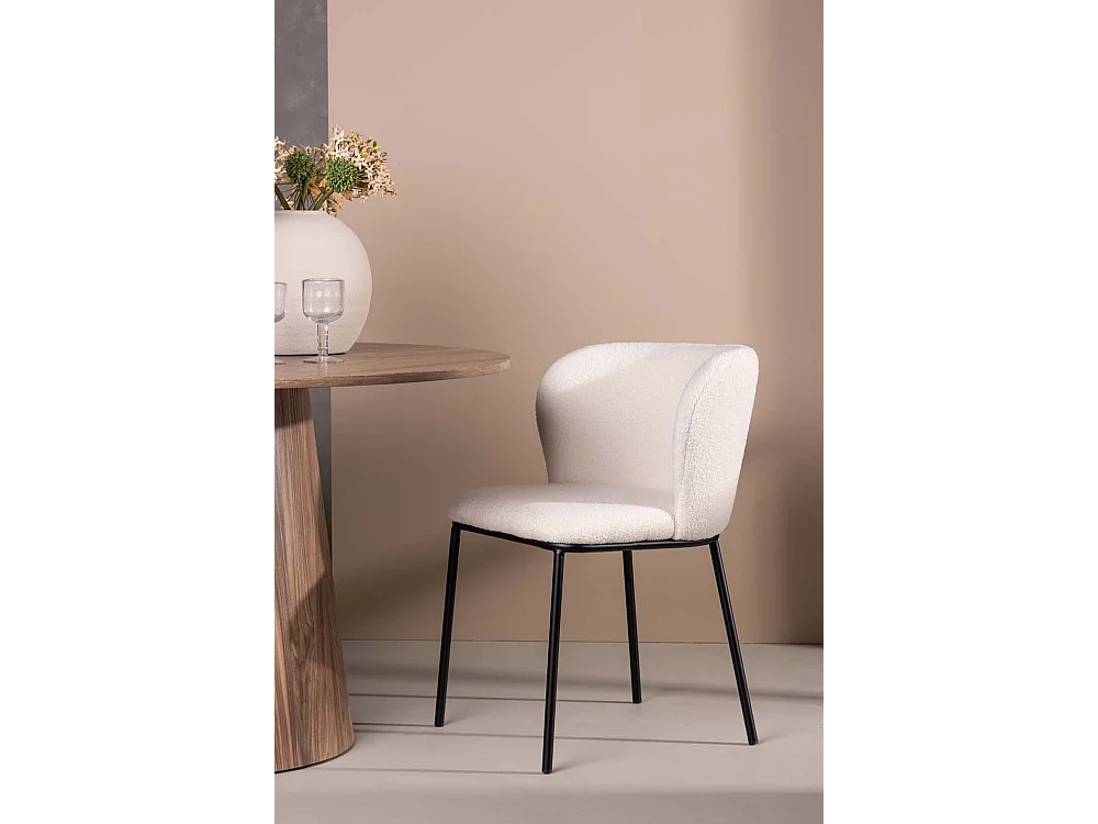 Edina chaise de salle à manger blanc