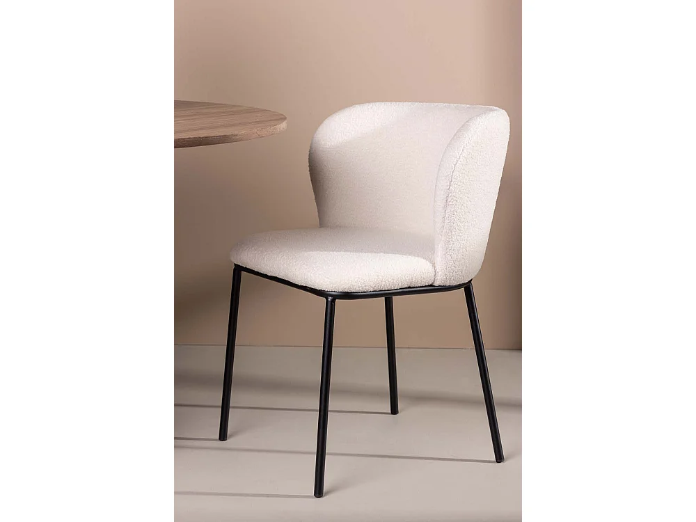 Edina chaise de salle à manger blanc