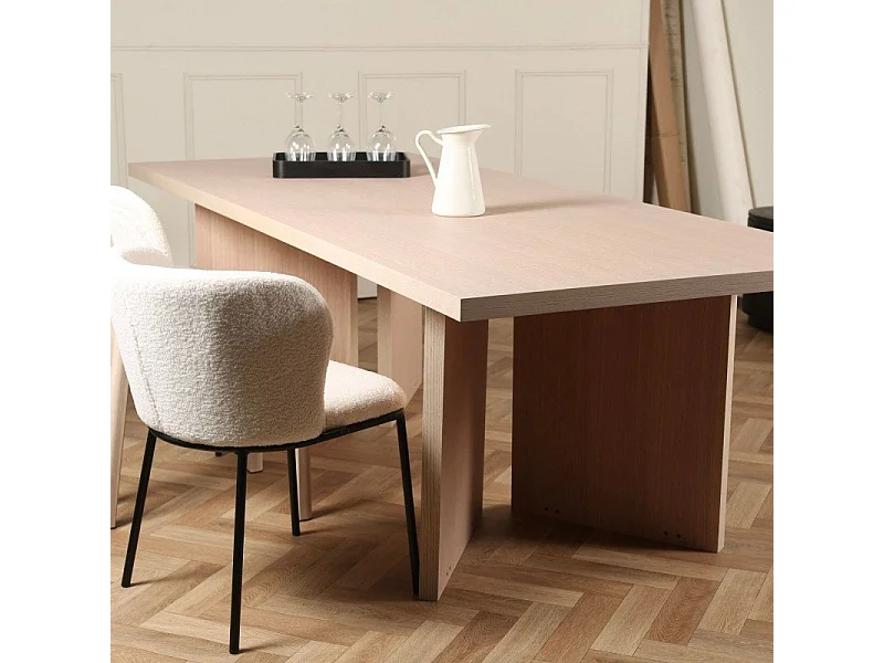 Edina chaise de salle à manger blanc