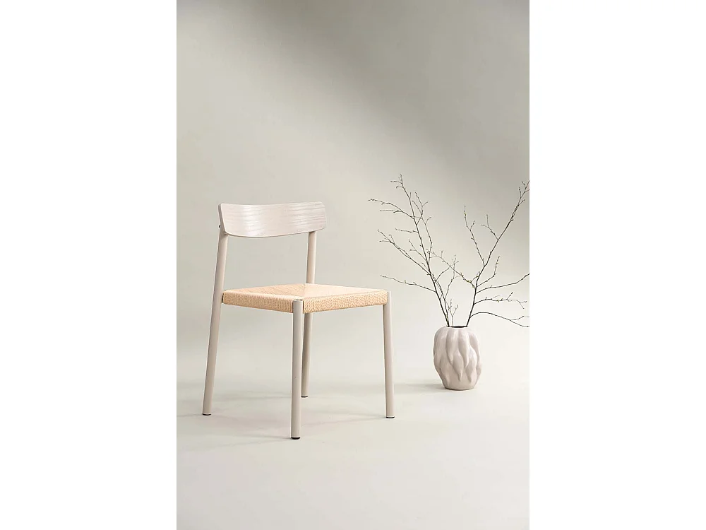 Malmön chaise de salle à manger tresser beige