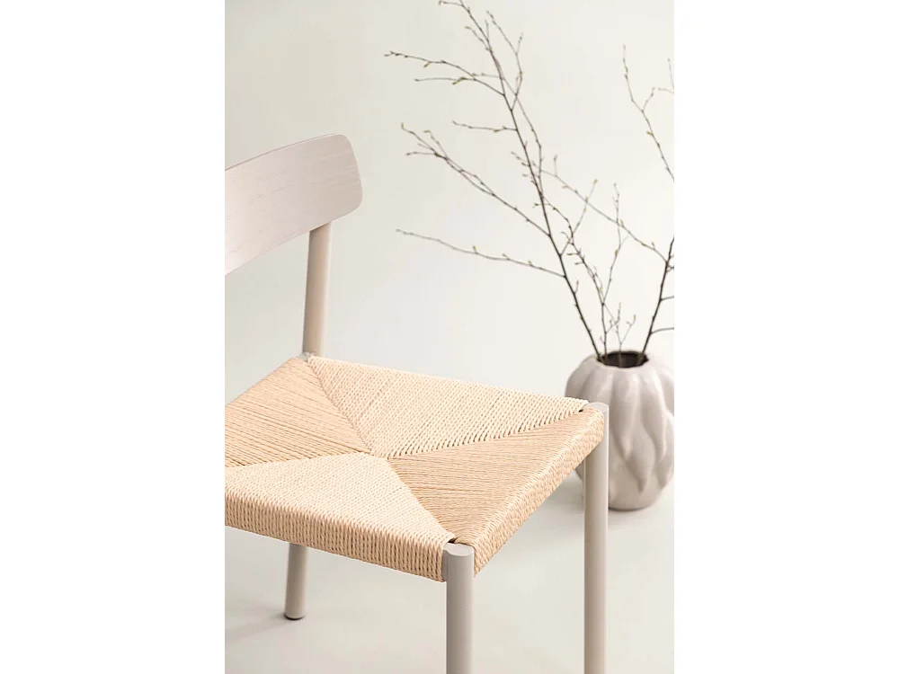 Malmön chaise de salle à manger tresser beige