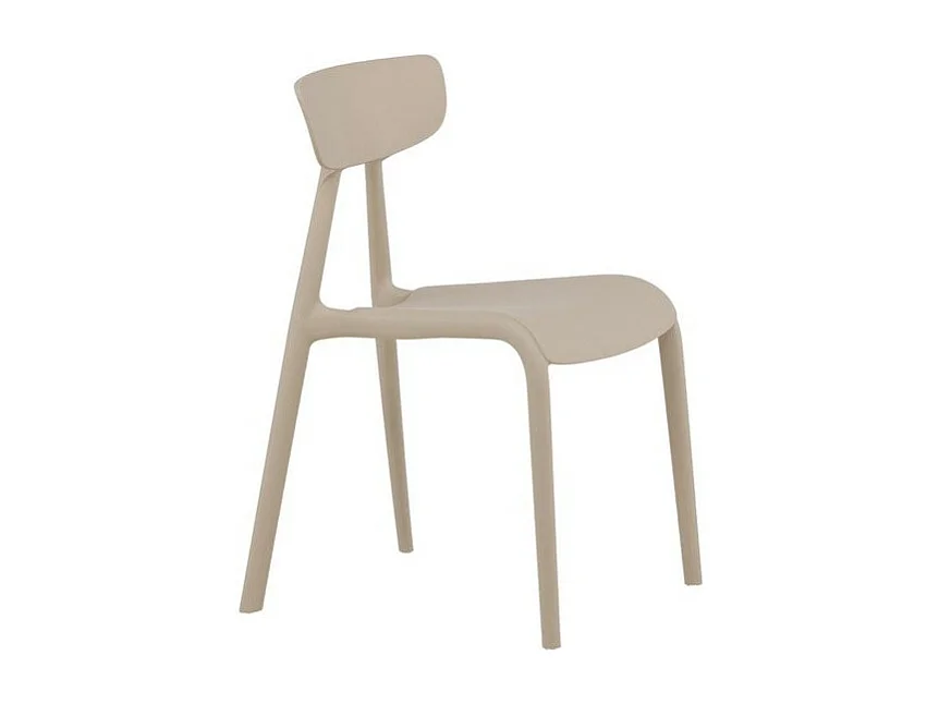 Ursholmen Esszimmerstuhl Kunststoff beige.