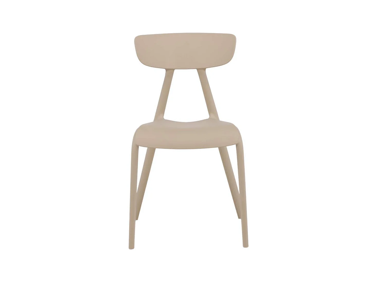 Ursholmen chaise de salle à manger plastique beige