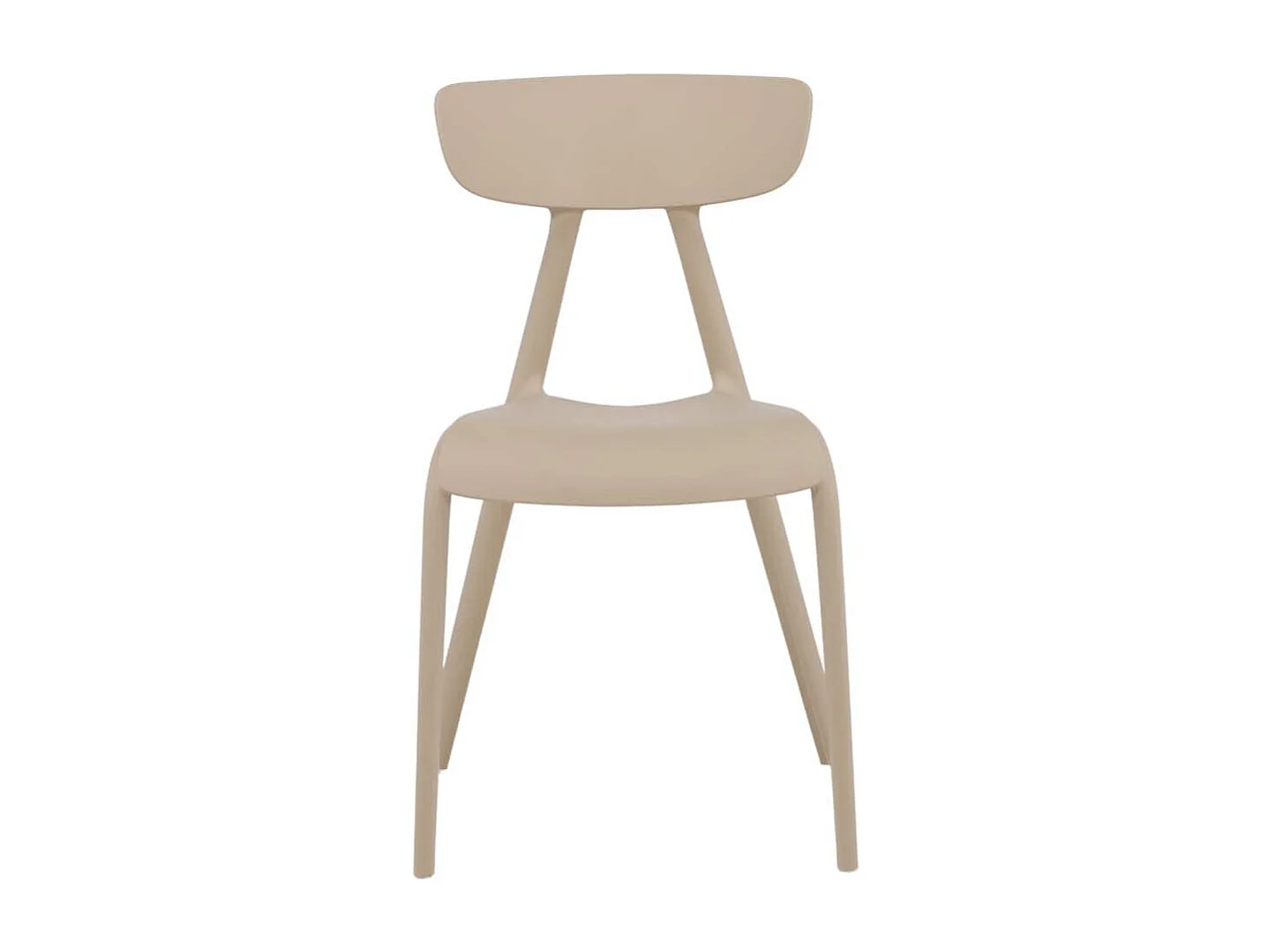 Ursholmen chaise de salle à manger plastique beige
