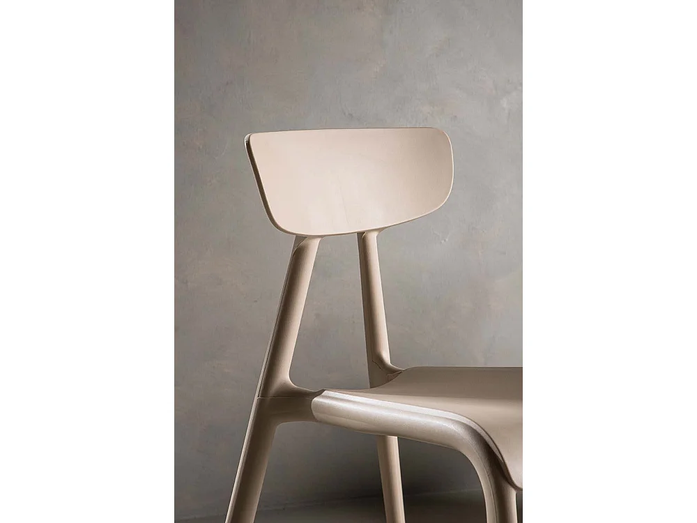 Ursholmen chaise de salle à manger plastique beige