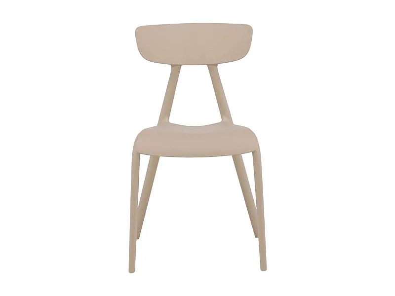 Ursholmen chaise de salle à manger plastique beige
