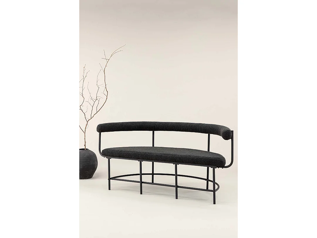 Stallhagen bank zwart.