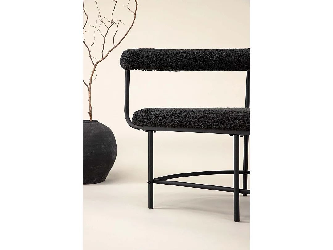 Stallhagen bank zwart.