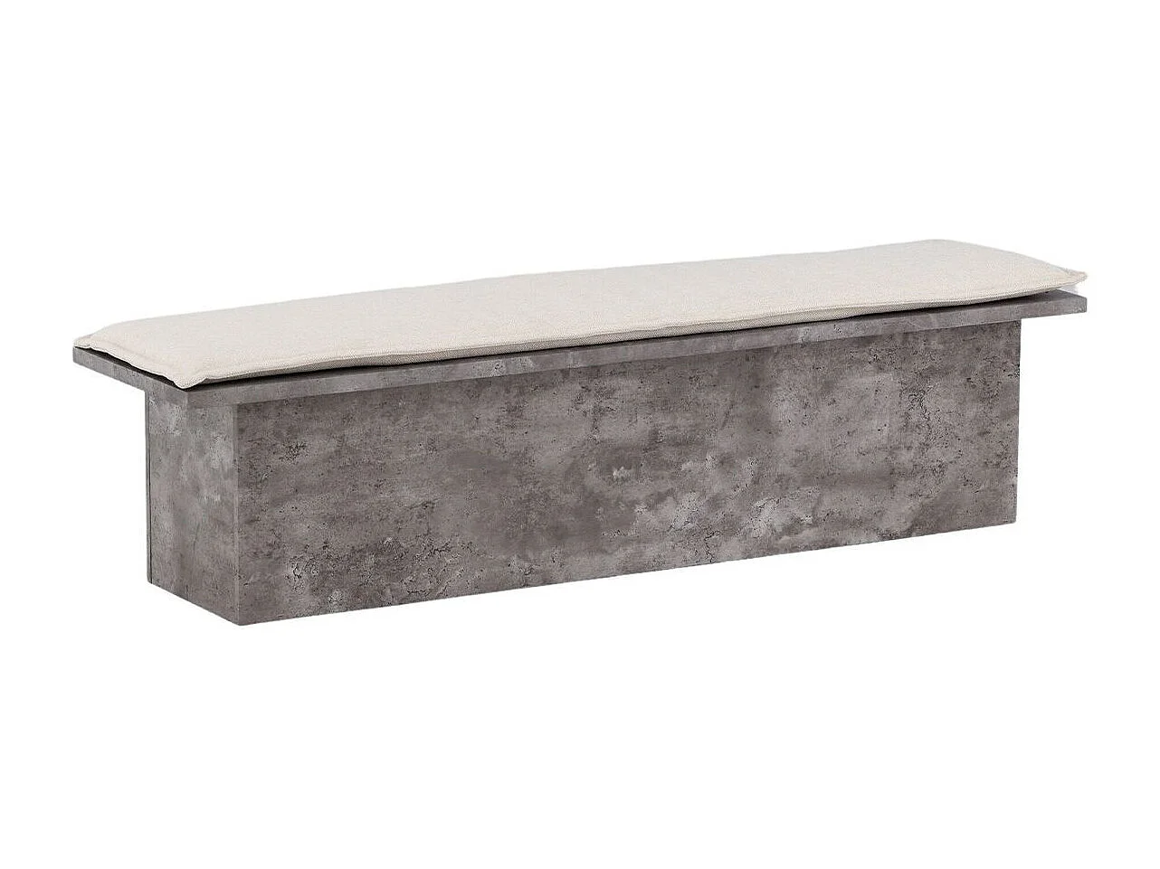 Kellogg Sitzbank grau.