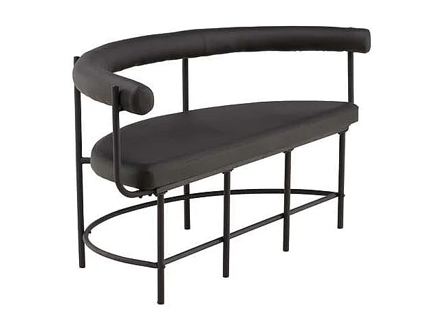 Banc Design "Stallhagen X Josefin" 165cm Noir