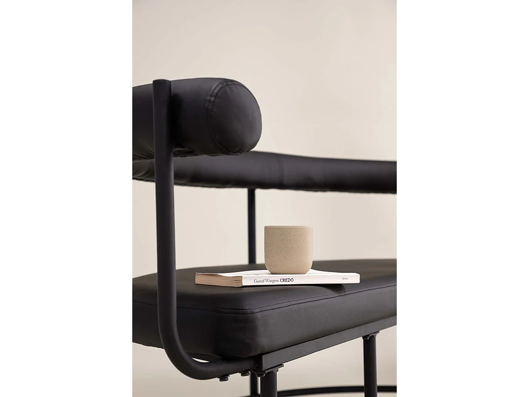 Banc Design "Stallhagen X Josefin" 165cm Noir