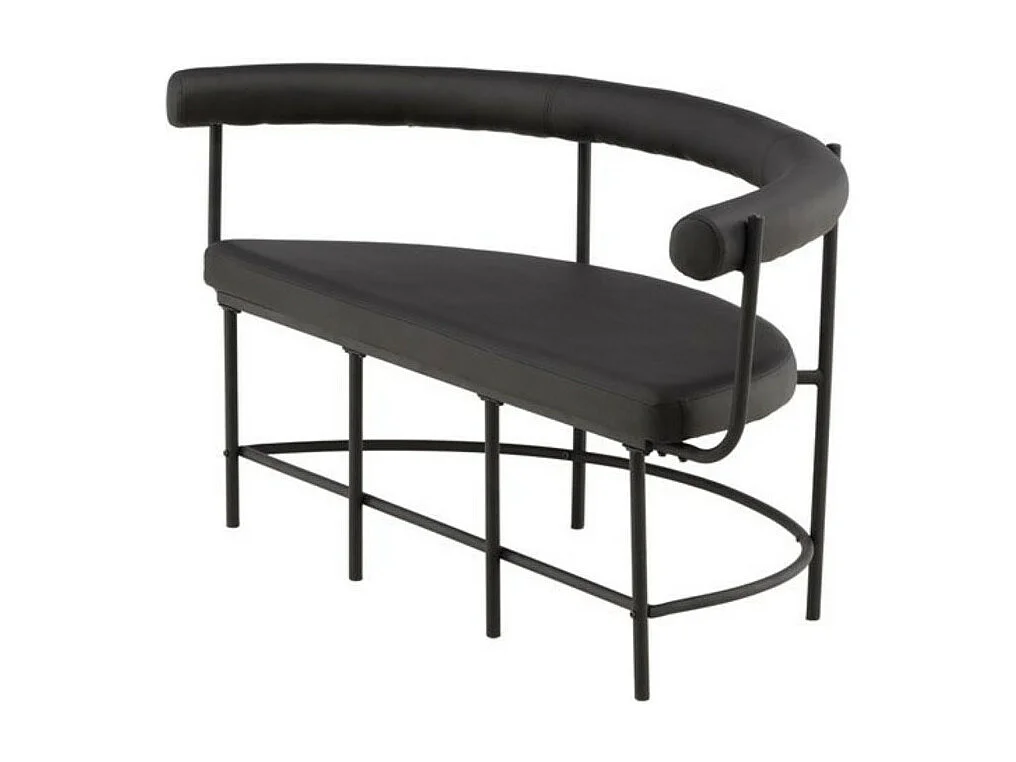 Banc Design "Stallhagen X Josefin" 165cm Noir