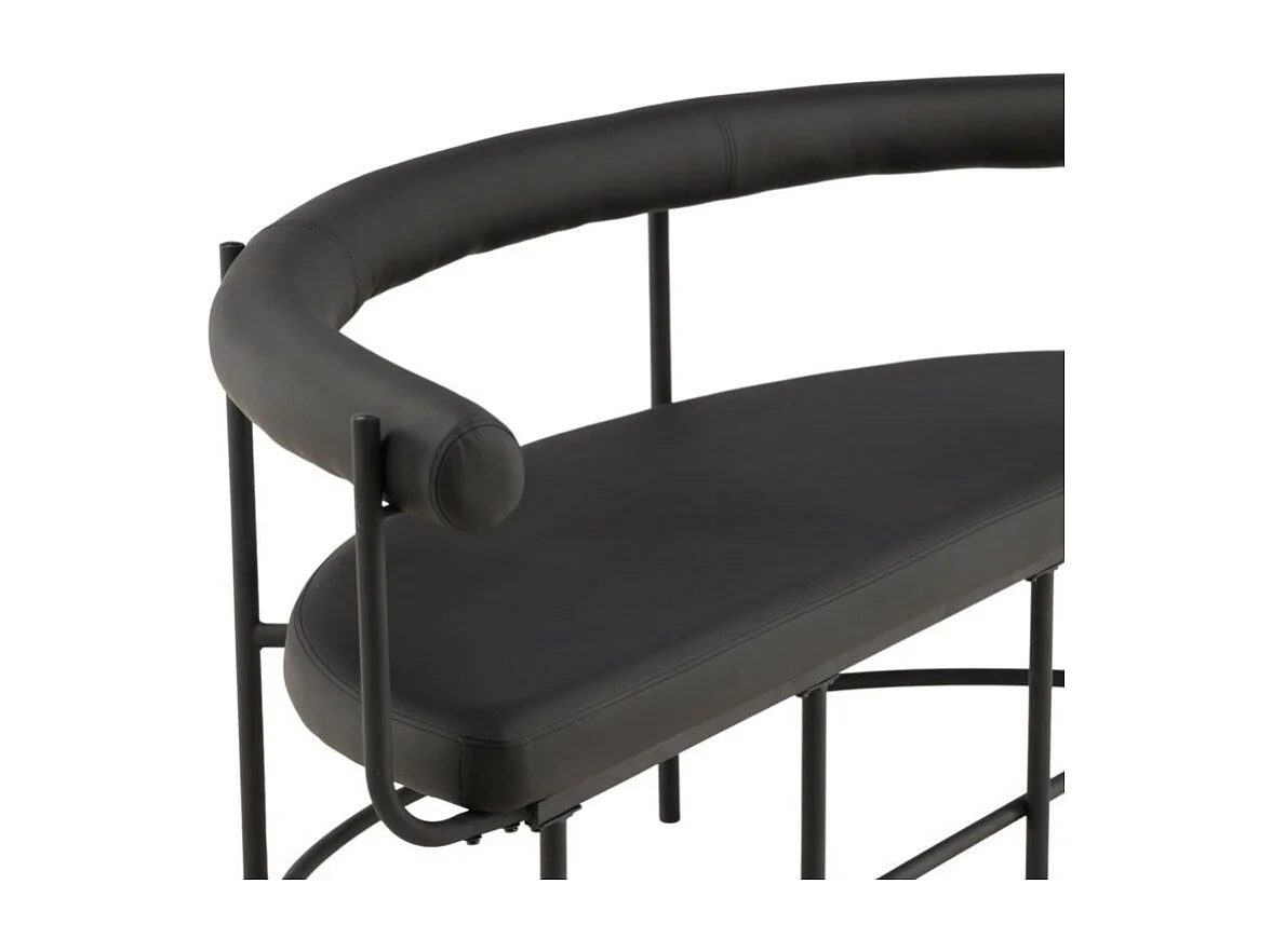 Banc Design "Stallhagen X Josefin" 165cm Noir