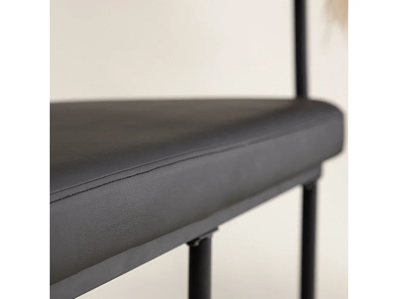 Banc Design "Stallhagen X Josefin" 165cm Noir