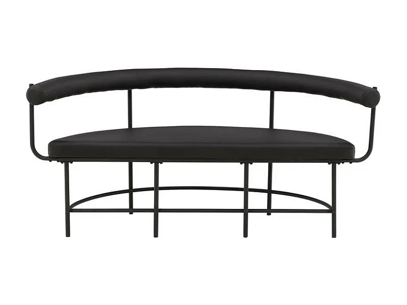 Stallhagen Sitzbank schwarz.