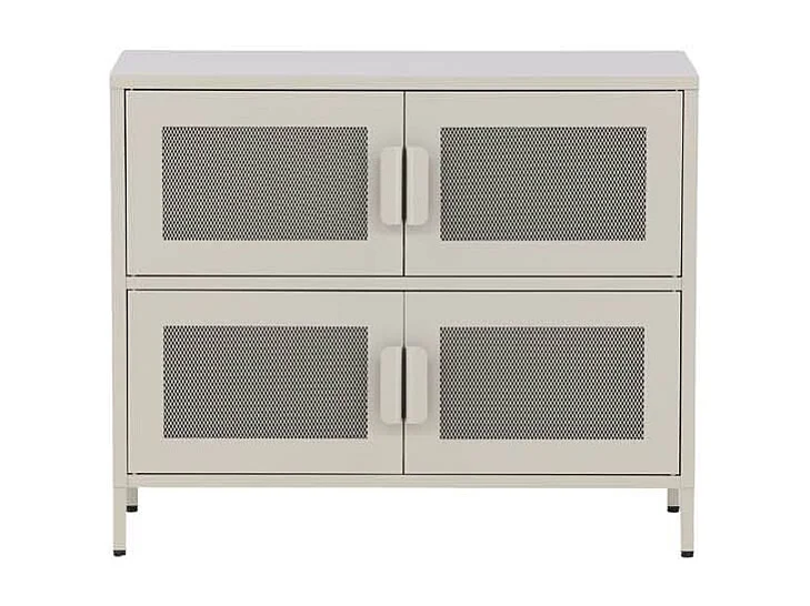 Nett Sideboard 4 Türen beige.