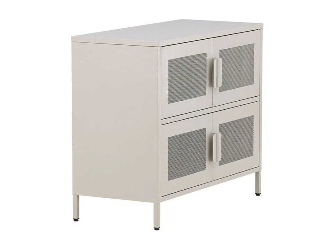 Nett Sideboard 4 Türen beige.