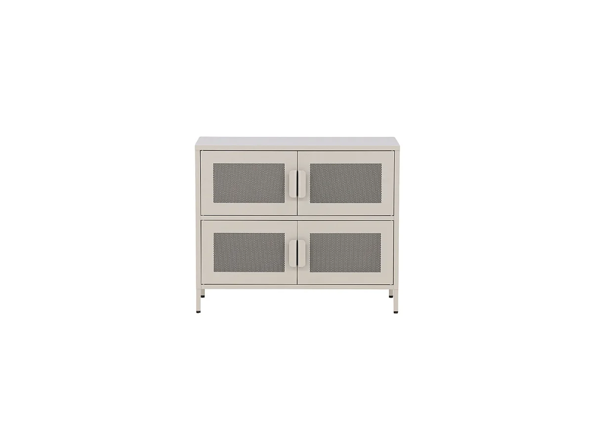 Nett dressoir 4 deuren beige.