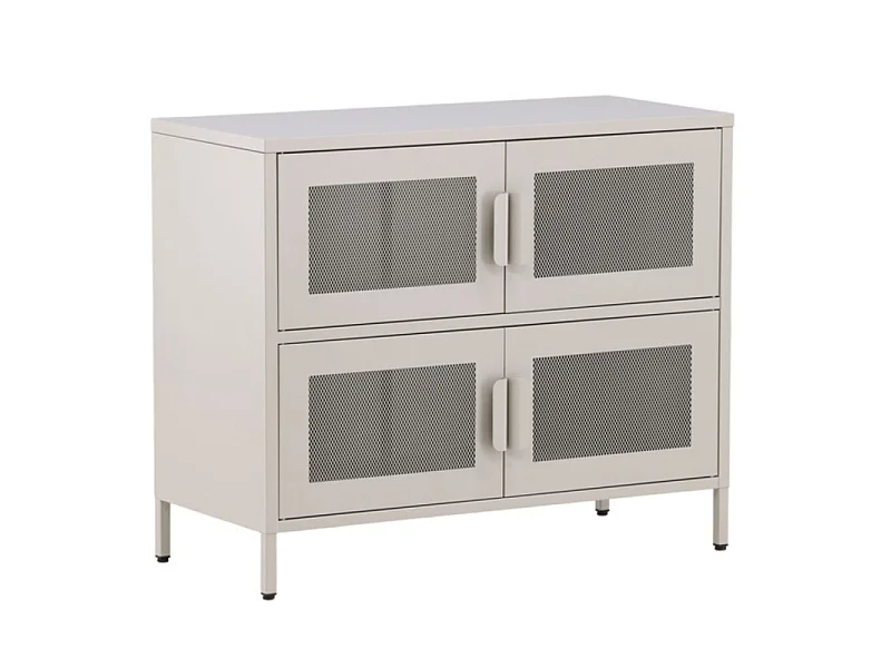 Nett dressoir 4 deuren beige.