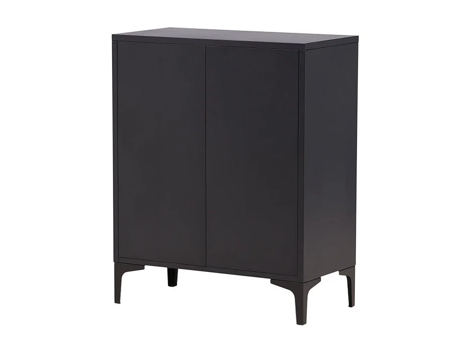 Commode Design 4 Tiroirs "Piring" 98cm Noir