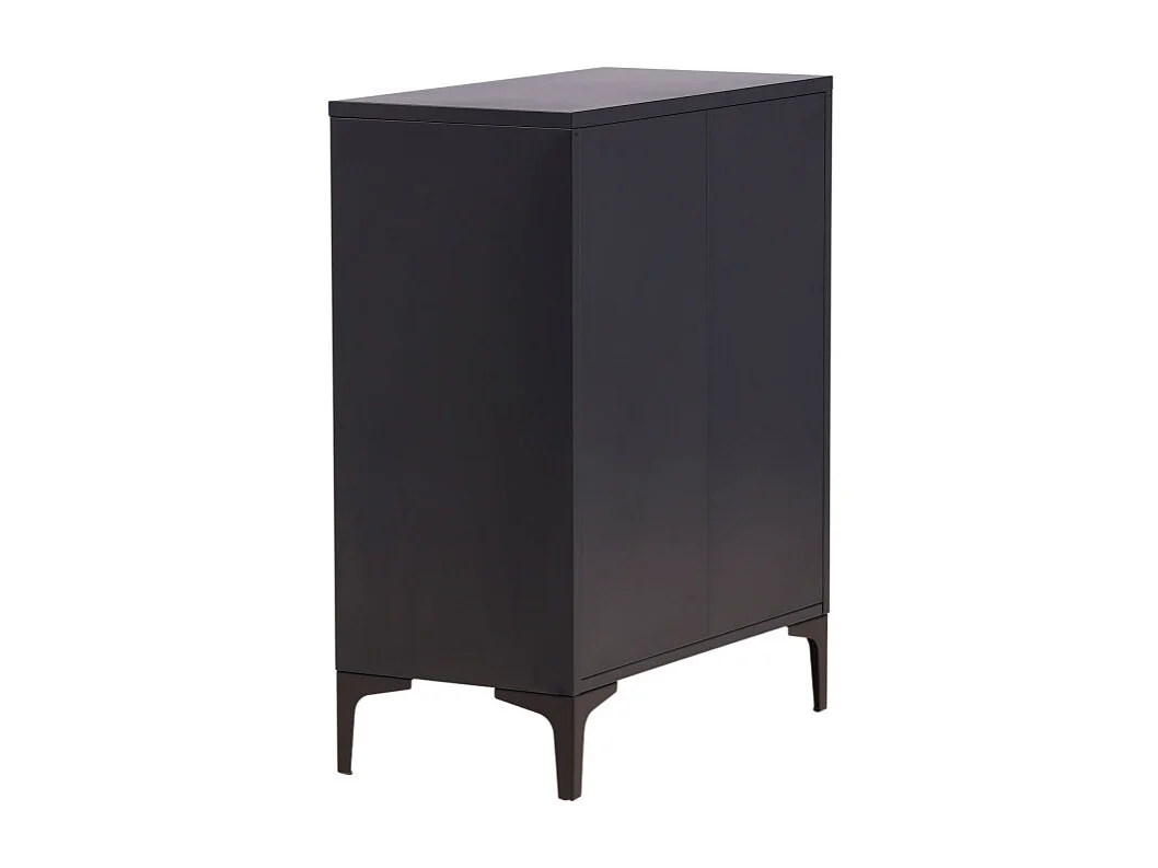 Commode Design 4 Tiroirs "Piring" 98cm Noir