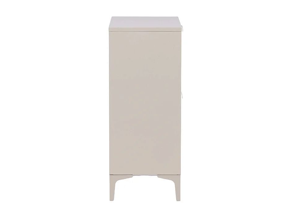 Commode Design 4 Tiroirs "Piring" 98cm Beige