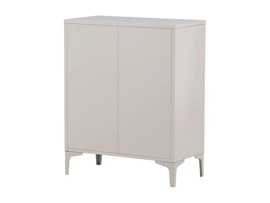 Commode Design 4 Tiroirs "Piring" 98cm Beige