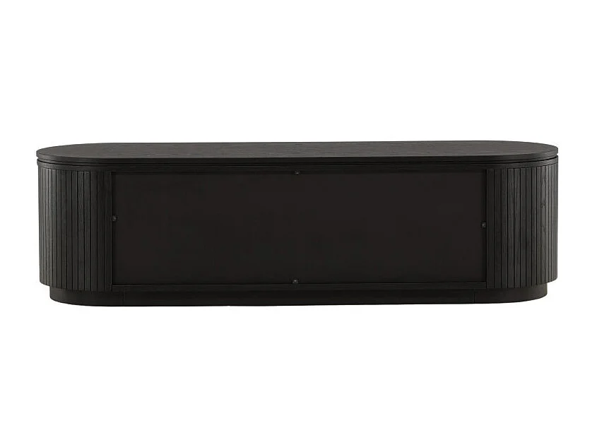 FjällbackaL dressoir 2 deuren 1 plank zwart.