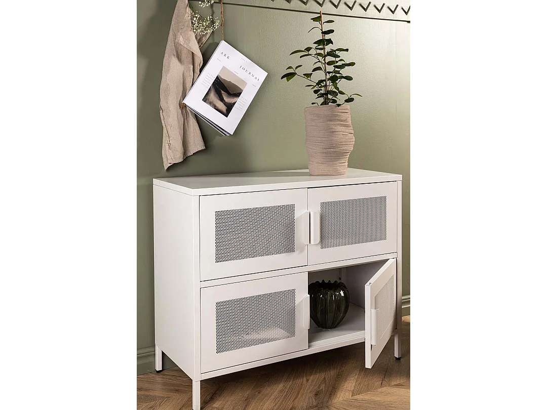 Nett dressoir 4 deuren wit.