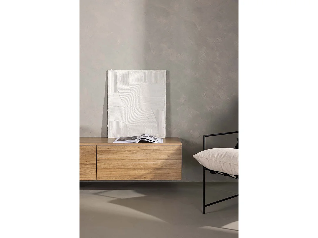 Meuble TV en Bois "Frihamn" 160cm Naturel