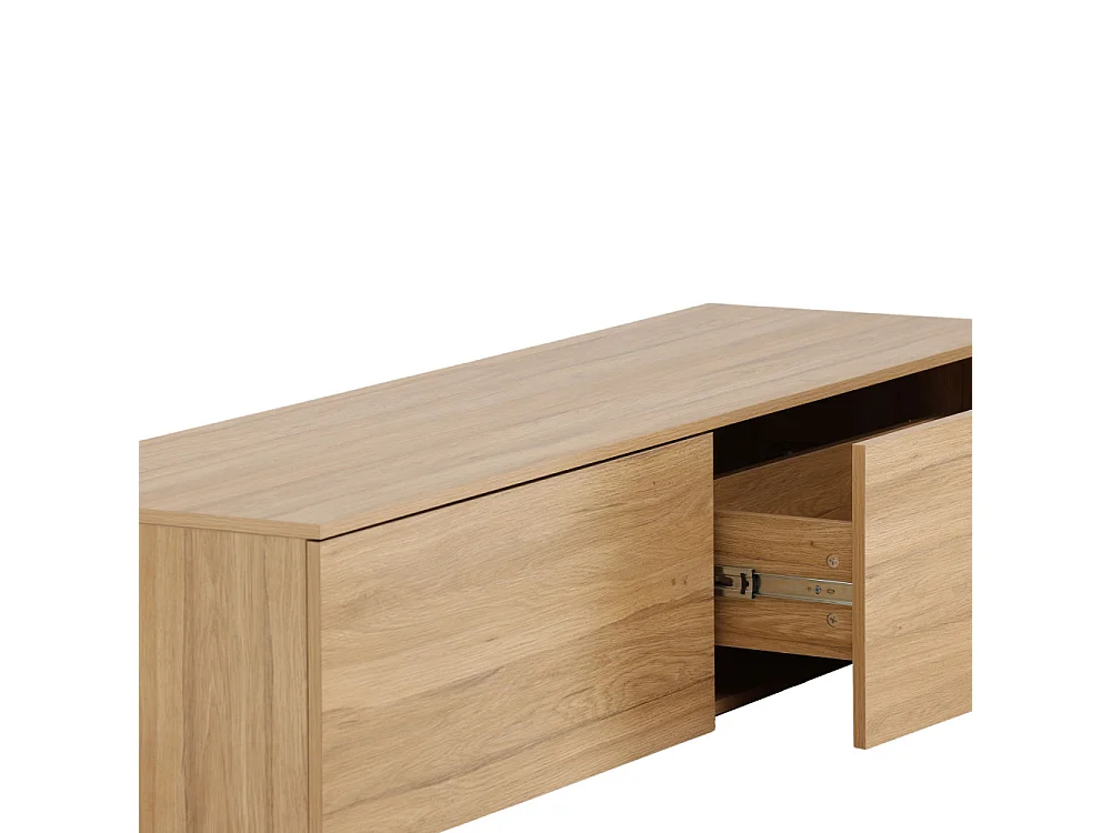 Meuble TV en Bois "Frihamn" 160cm Naturel