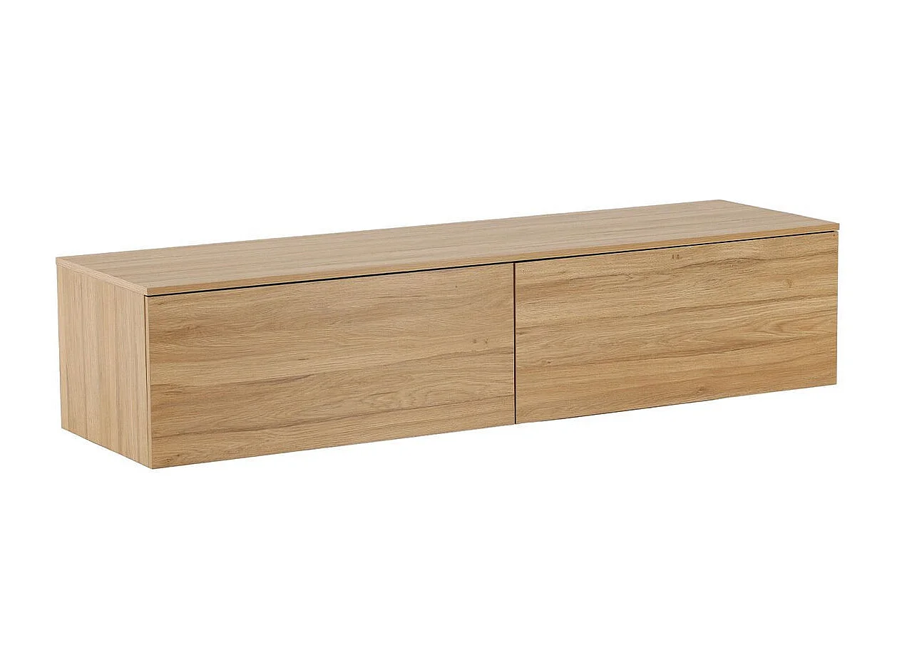 Meuble TV en Bois "Frihamn" 160cm Naturel