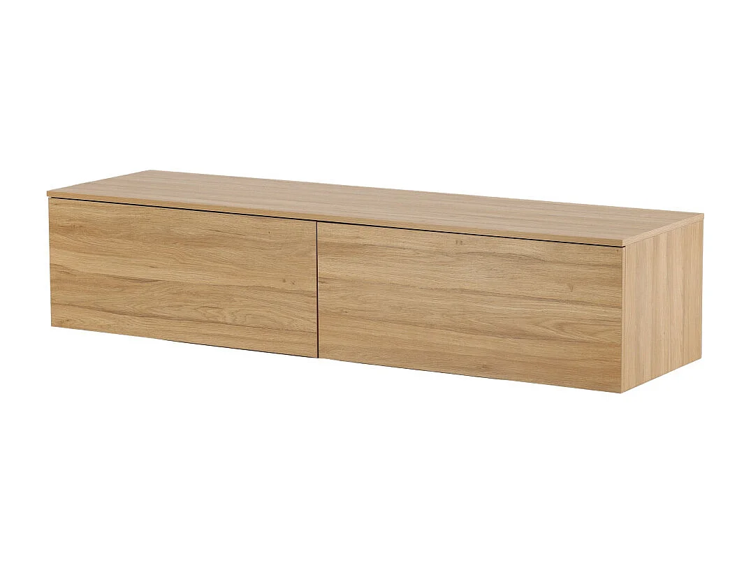 Meuble TV en Bois "Frihamn" 160cm Naturel