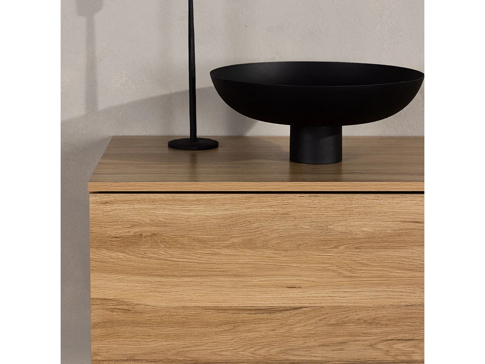 Meuble TV en Bois "Frihamn" 160cm Naturel