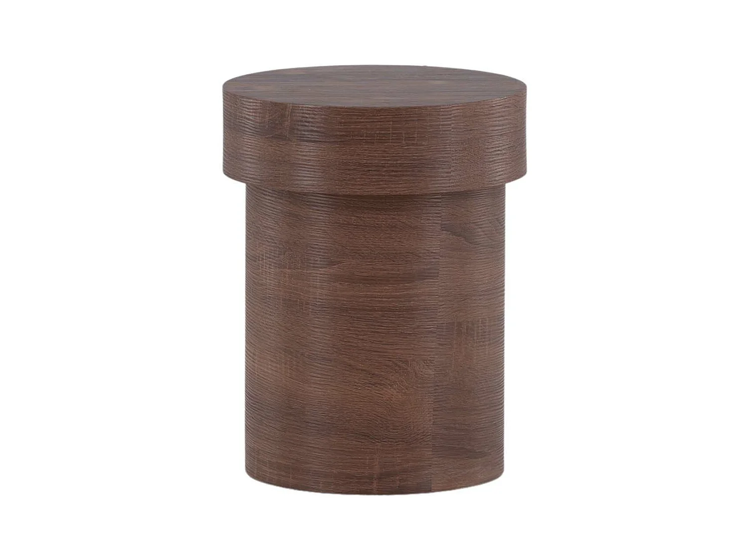 Table d'Appoint Design "Malung" 35cm Marron