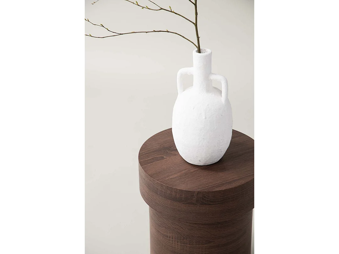 Table d'Appoint Design "Malung" 35cm Marron