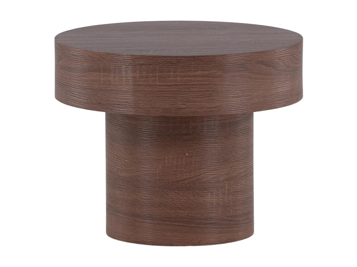 Table d'Appoint Design "Malung" 50cm Marron