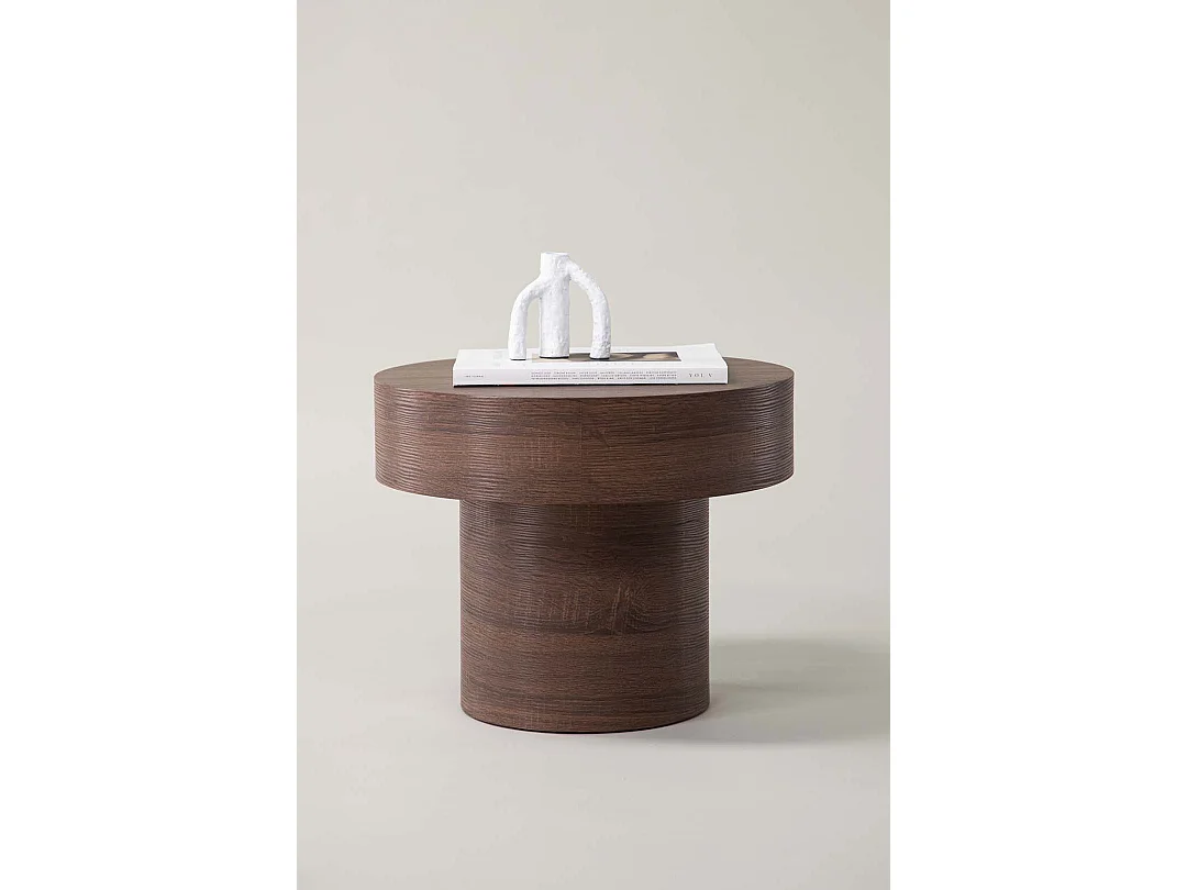 Malung table basse , table d'appoint marron.