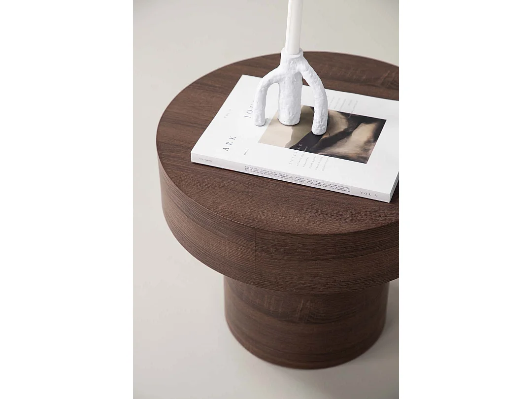 Malung table basse , table d'appoint marron.